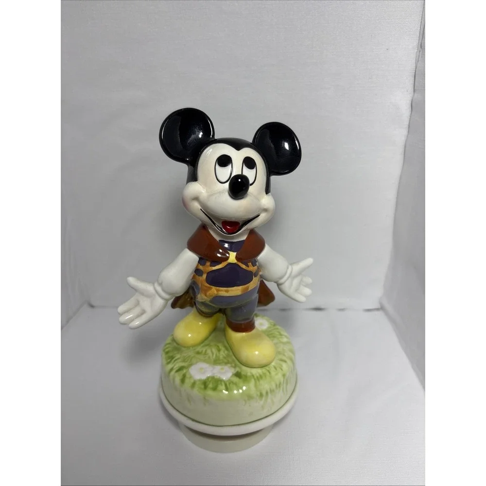Disney Mickey Mouse Musical Wind Up The San Francisco Music Box Company / Schmid